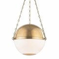 Hudson Valley 3 Light Large Pendant MDs751-AGB